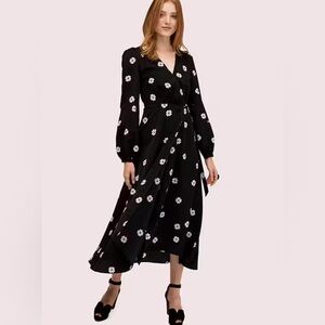 Katespade - Spade Clover Toss Wrap Dress 00